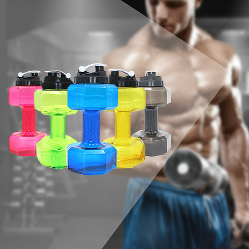 Blue-  TGS OG Water Dumbbell Sport Bottle